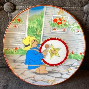 Paddington Bear Collector’s 1st Edition Plate “The Beat Goes On” # 3,081/10,000